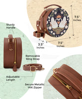 Mini Crossbody Bag | Lovebirds on the lake